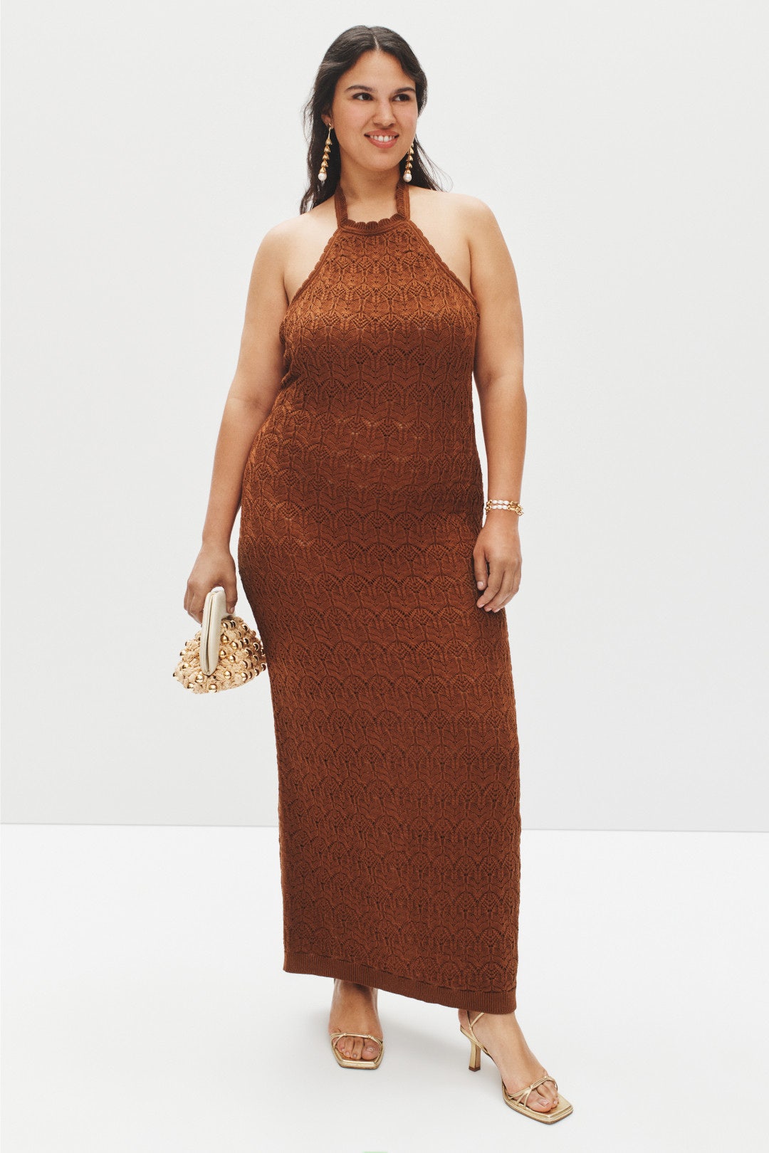 Crochet Halter Dress by Ronny Kobo x RTR 5