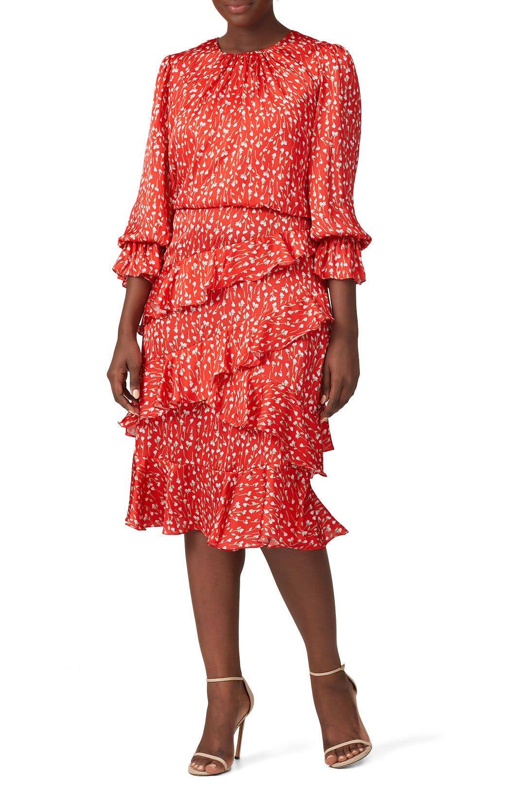 Ruffle Skirt Day Dress by ML Monique Lhuillier 3