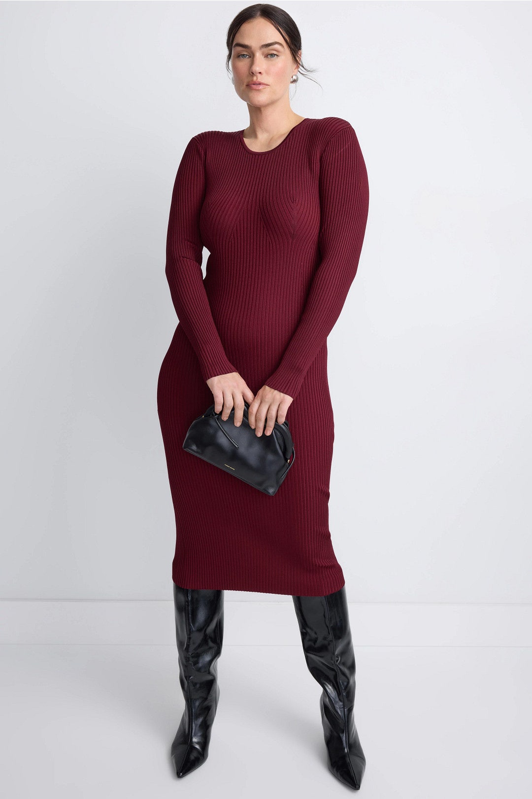 Geo Knit Midi Dress by Adam Lippes x RTR 5