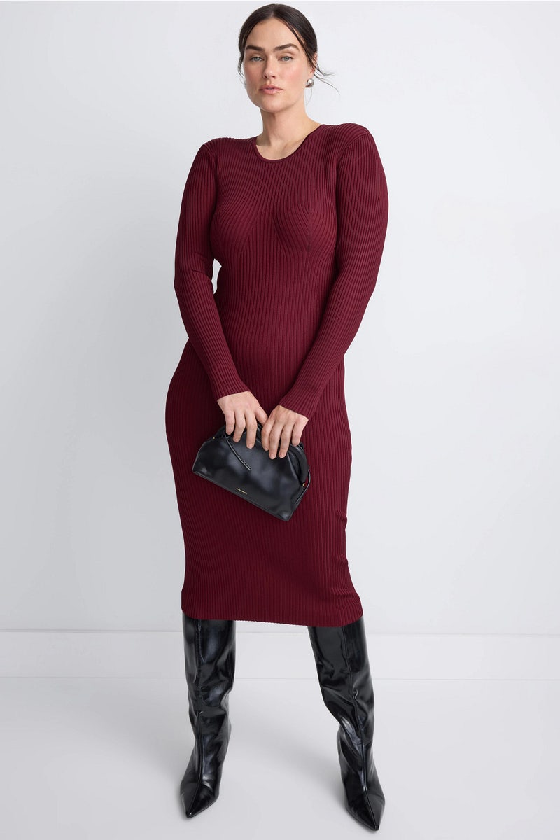 Geo Knit Midi Dress by Adam Lippes x RTR - Photo 0