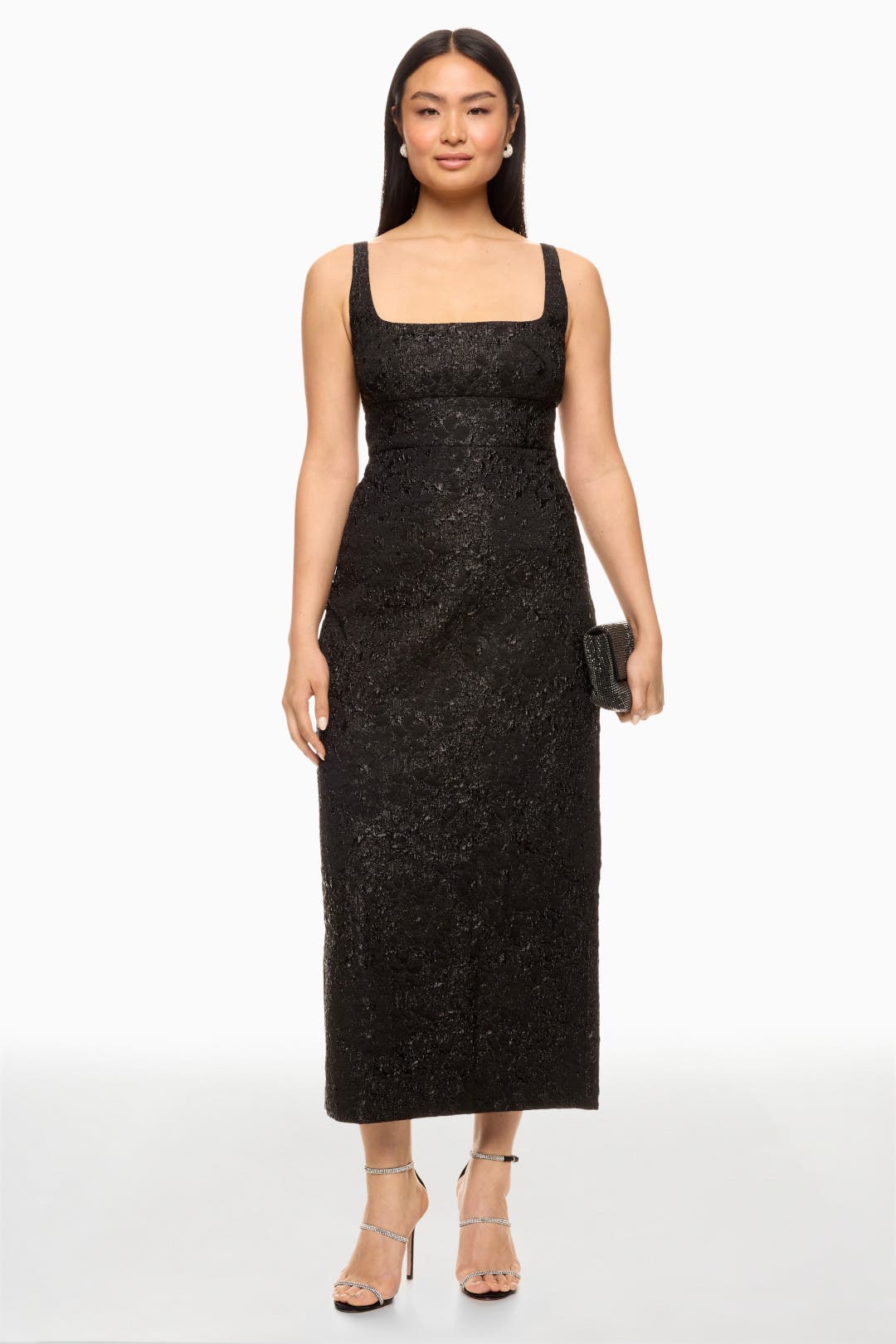 Adele Jacquard Column Gown by ML Monique Lhuillier | Rent the Runway