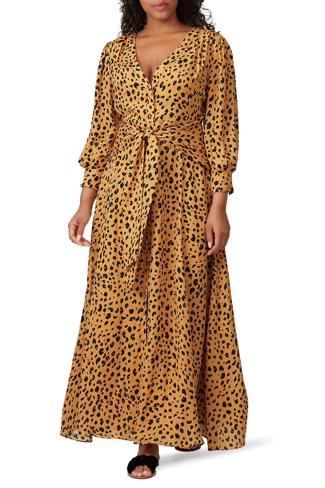 Leopard Tie Front Maxi by Nicholas 5