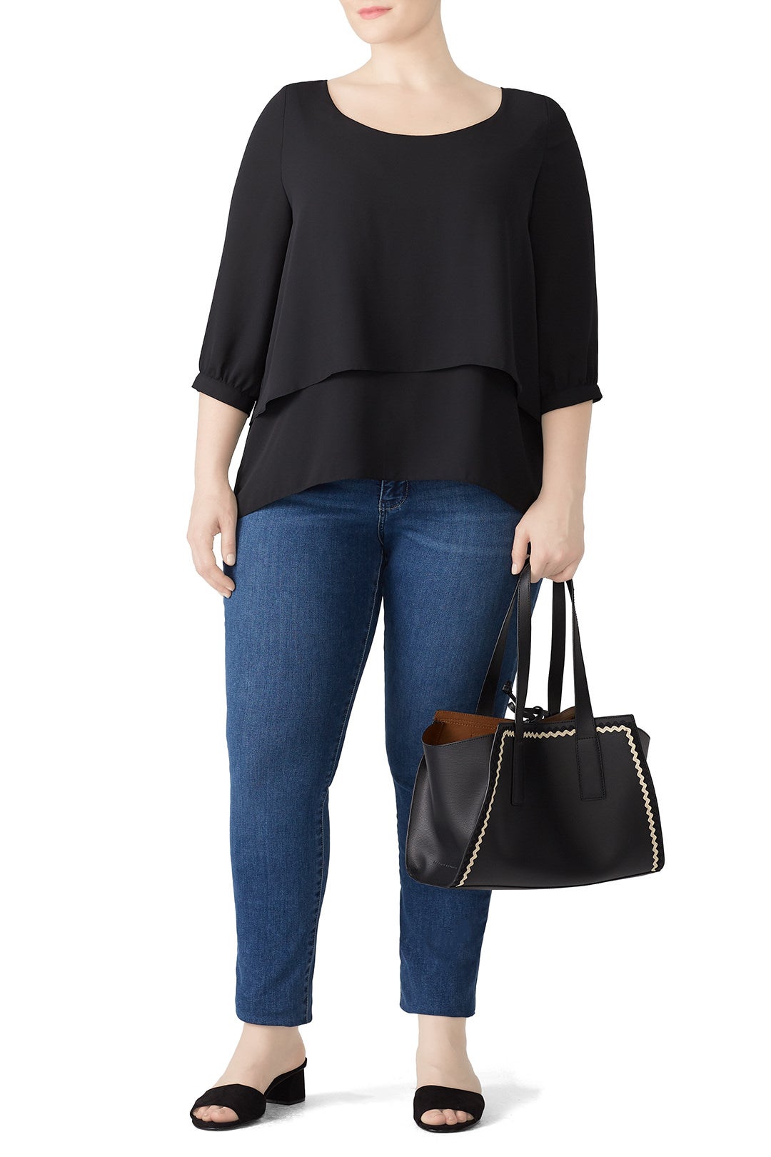 Black Tiered Top by Paper Crown 3