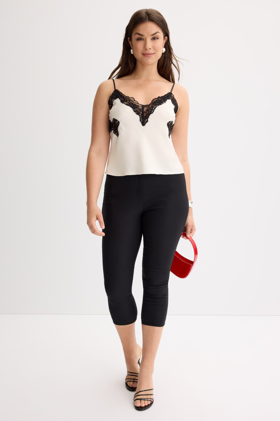 Lace Trim Cami by Ronny Kobo x RTR | Rent the Runway