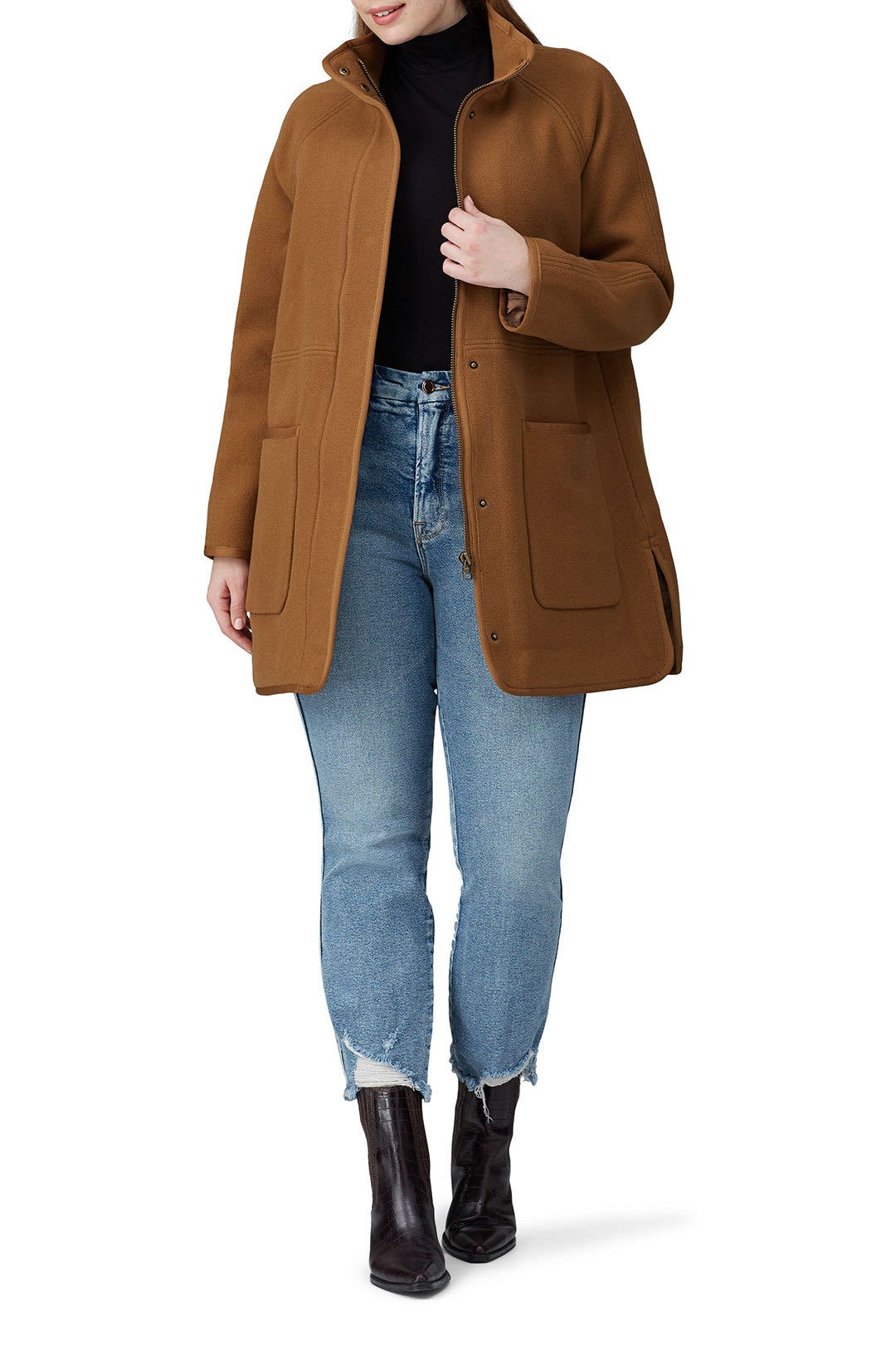Camel Estate Cocoon Coat by Madewell 5