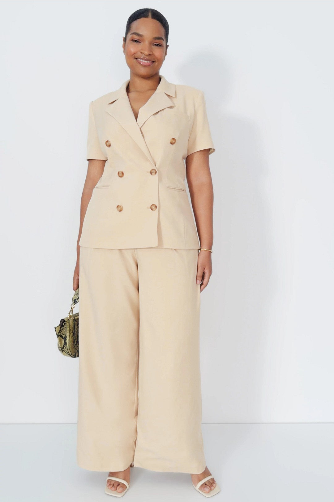 Pleated Wide Leg Trousers by Toccin 4