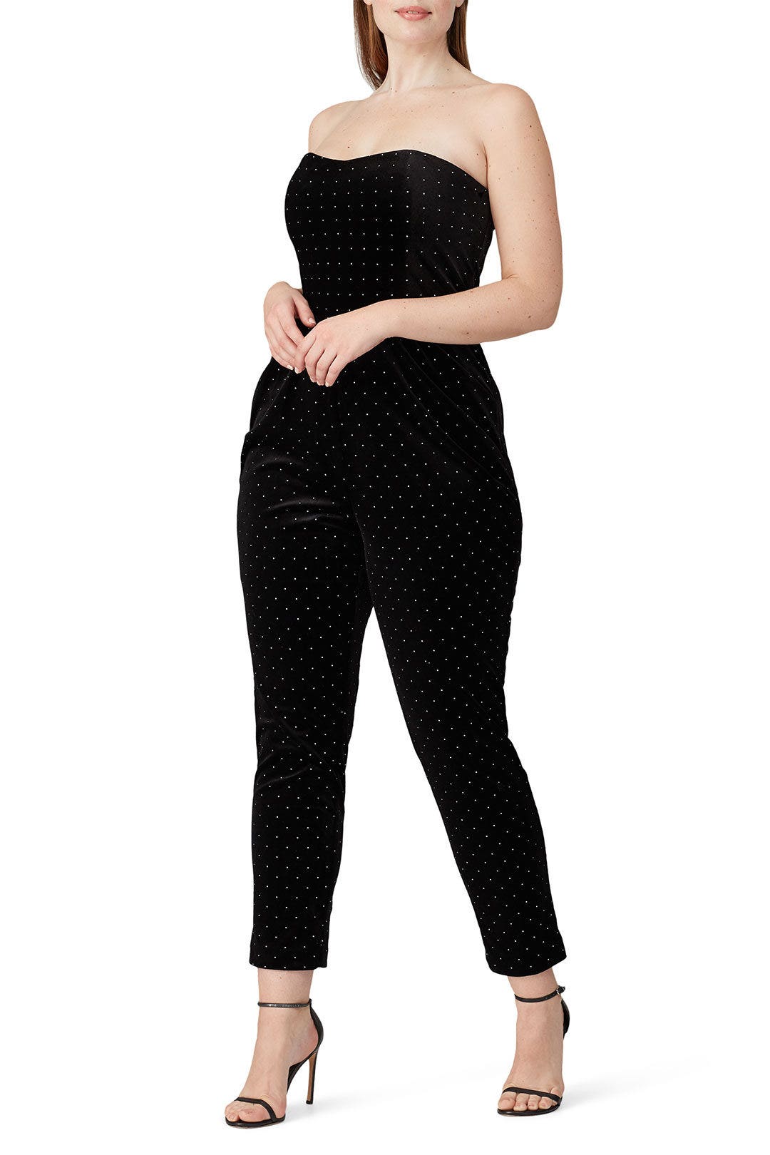 Black Studded Jumpsuit by ML Monique Lhuillier 5