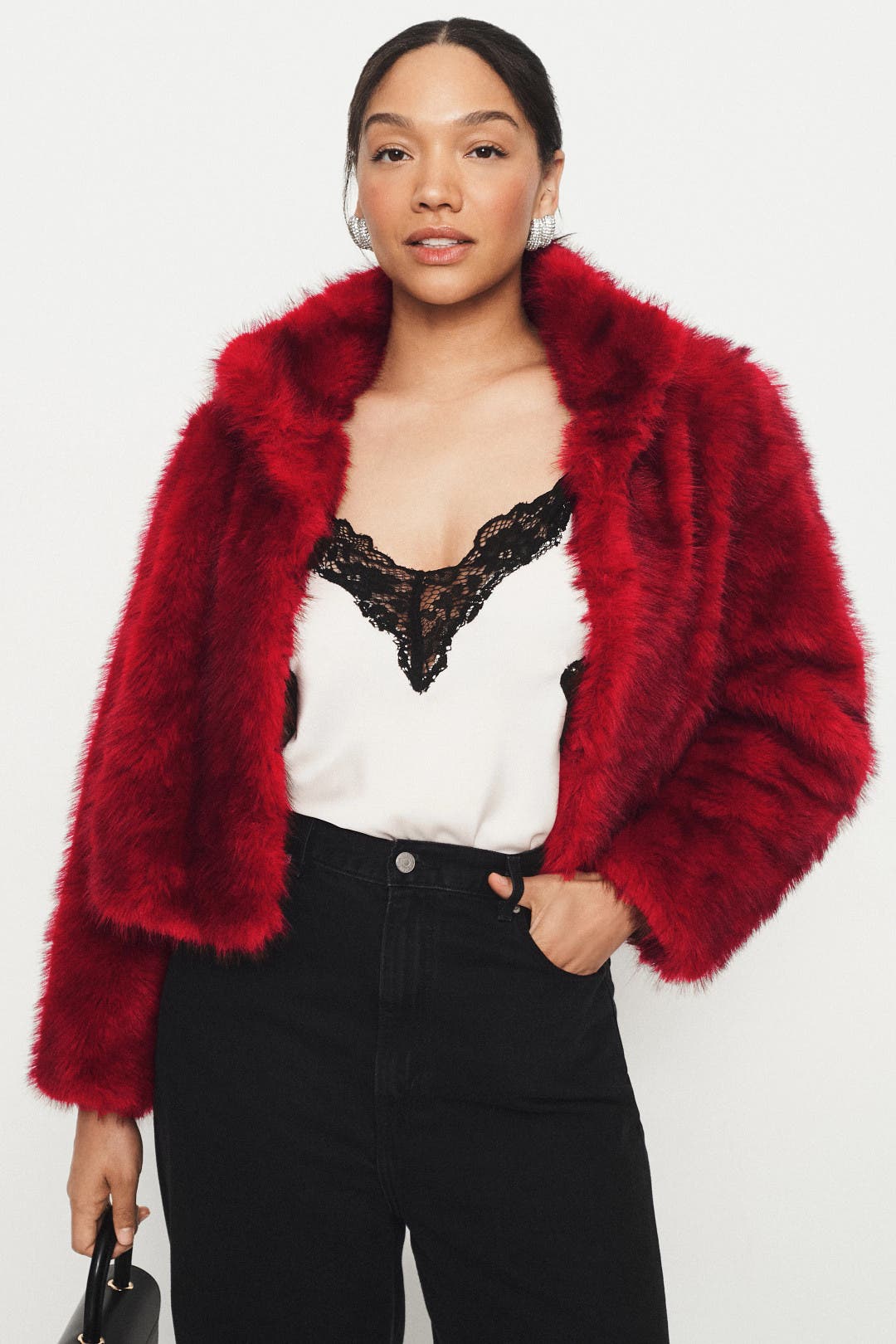 Noah Faux Fur Jacket by L.K. Bennett | Rent the Runway
