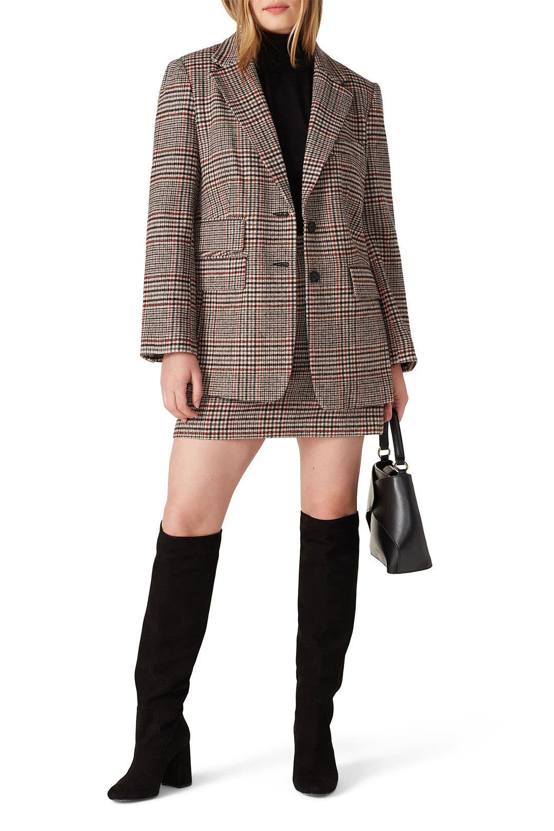 Brown Plaid Mini Skirt by Thakoon x RTR 5
