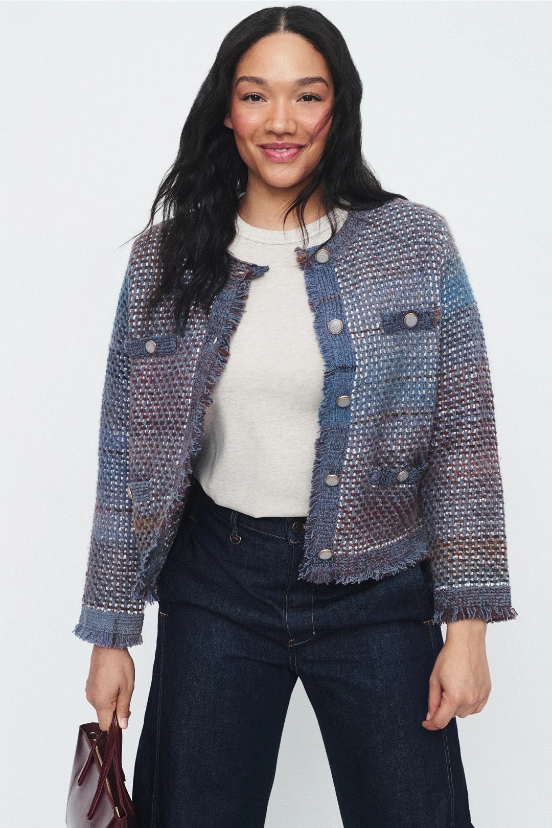 Sariyah Knit Jacket by Veronica Beard 5