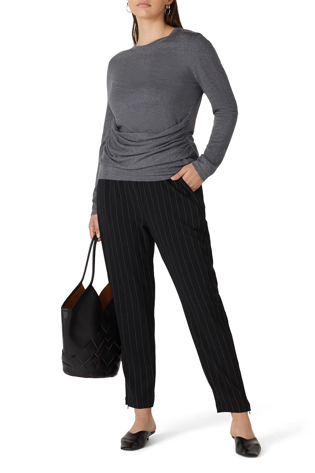 Drape Front Sweater by Derek Lam 10 Crosby x RTR 4