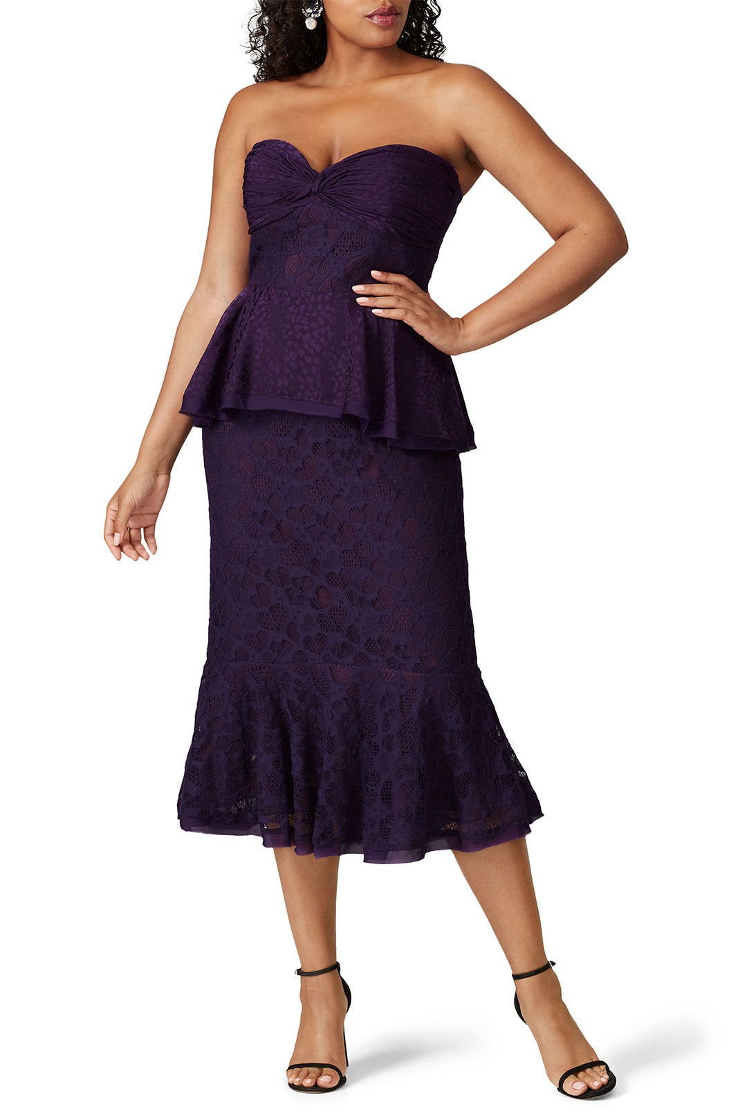 Strapless Lace Ashley Dress by flor et.al 5