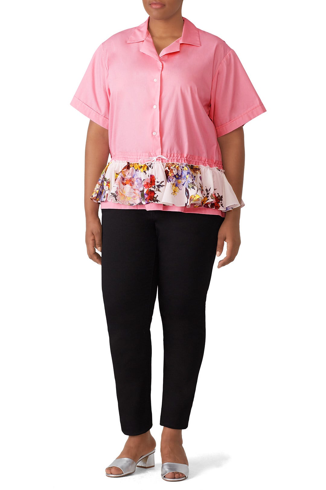 Pink Floral Cabana Shirt by Tome 4