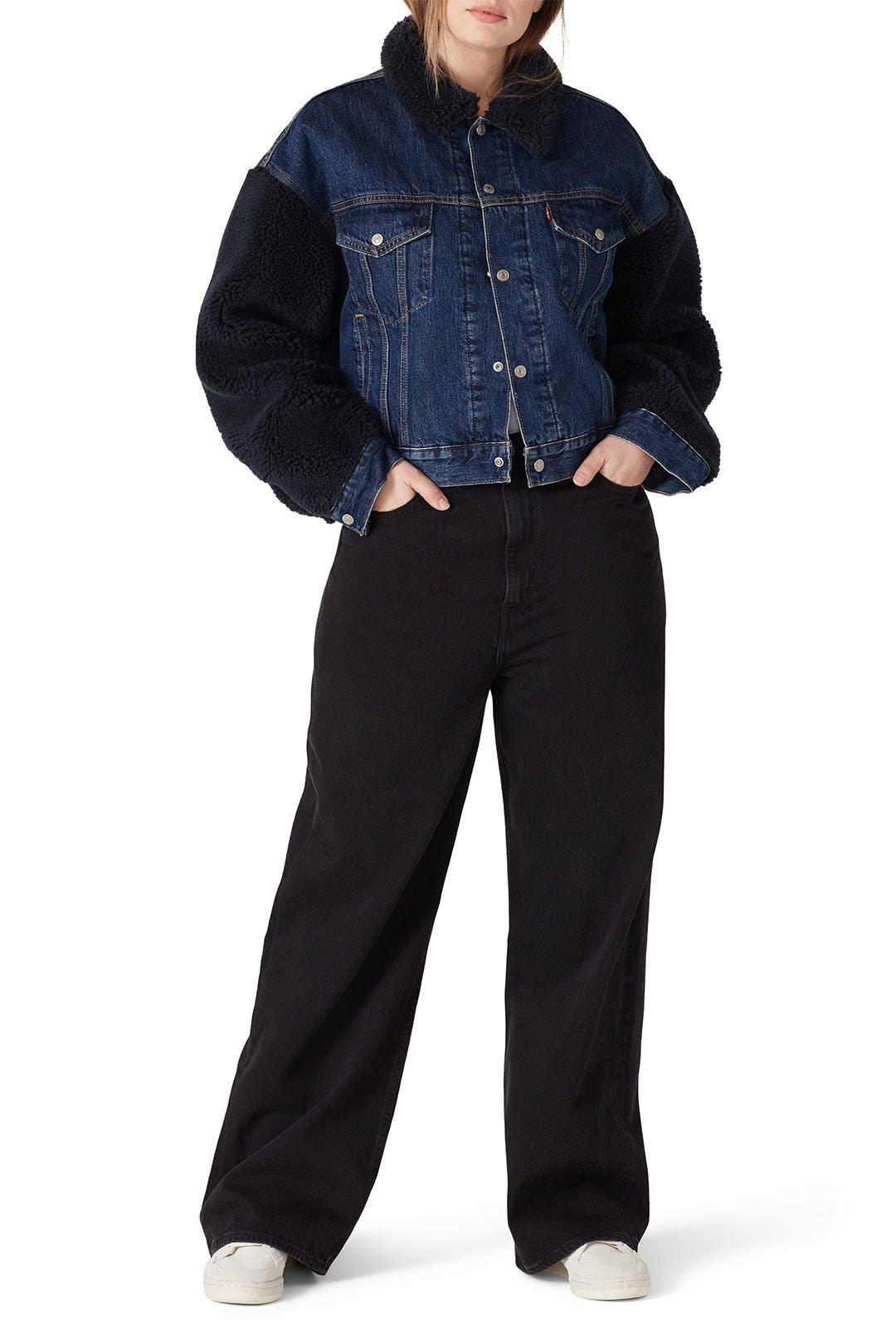 Cocoon Bomber Sherpa Trucker Jacket by Levi's 4