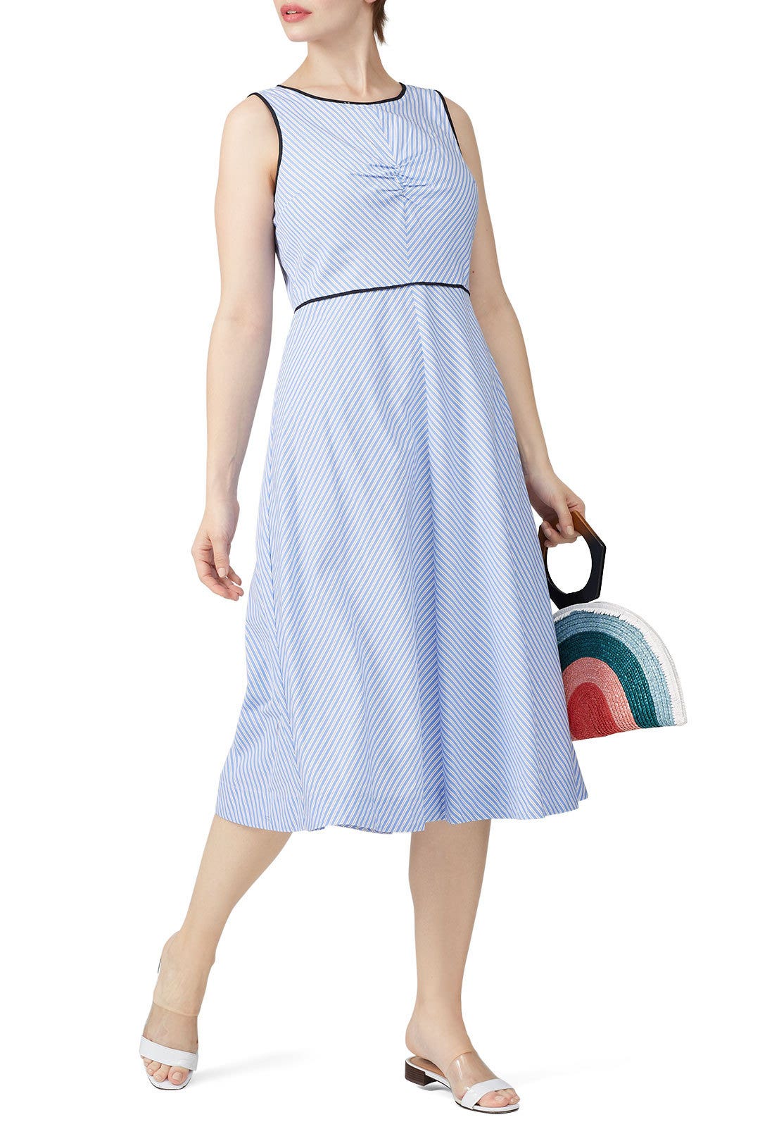 Button Back Stripe Dress by kate spade new york 3
