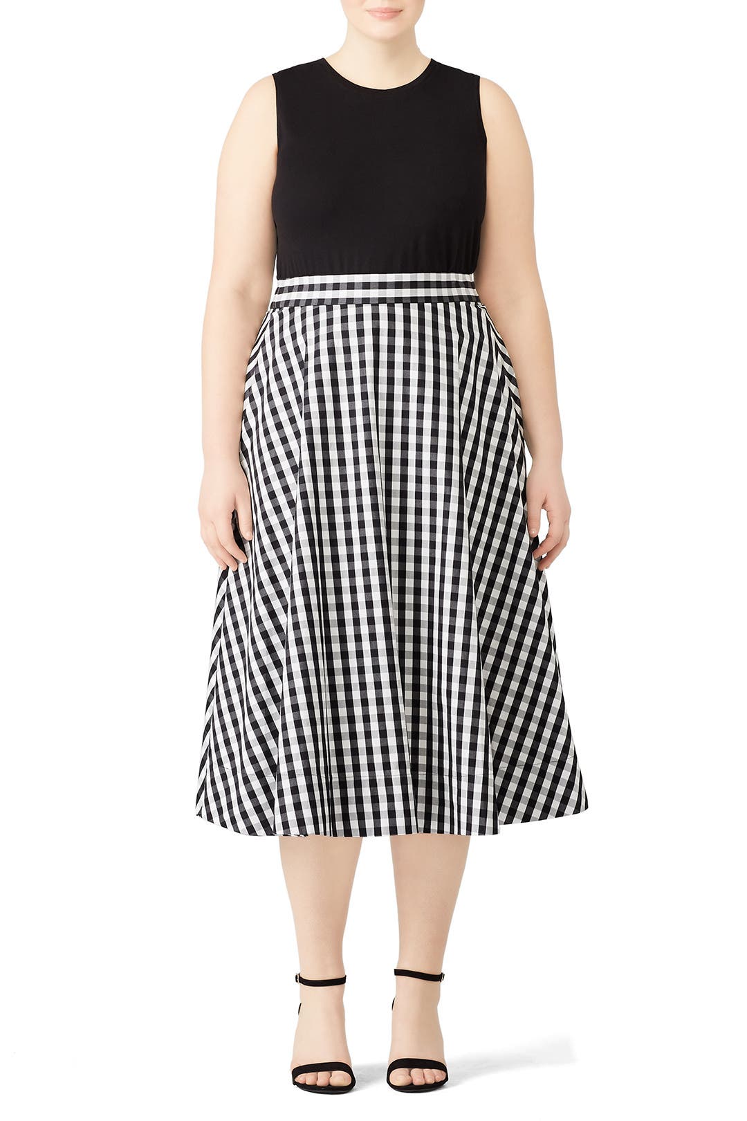 Gingham Circle Skirt by kate spade new york | Rent the Runway