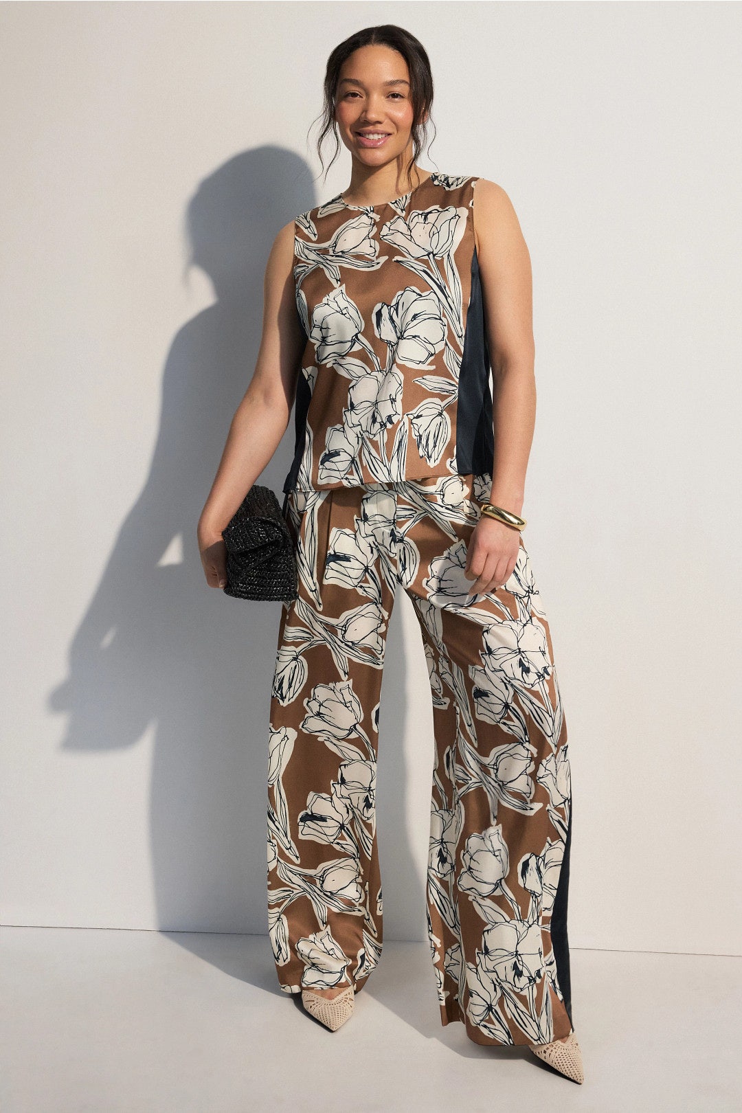 Dell Floral Printed Tank Top by Tanya Taylor 4