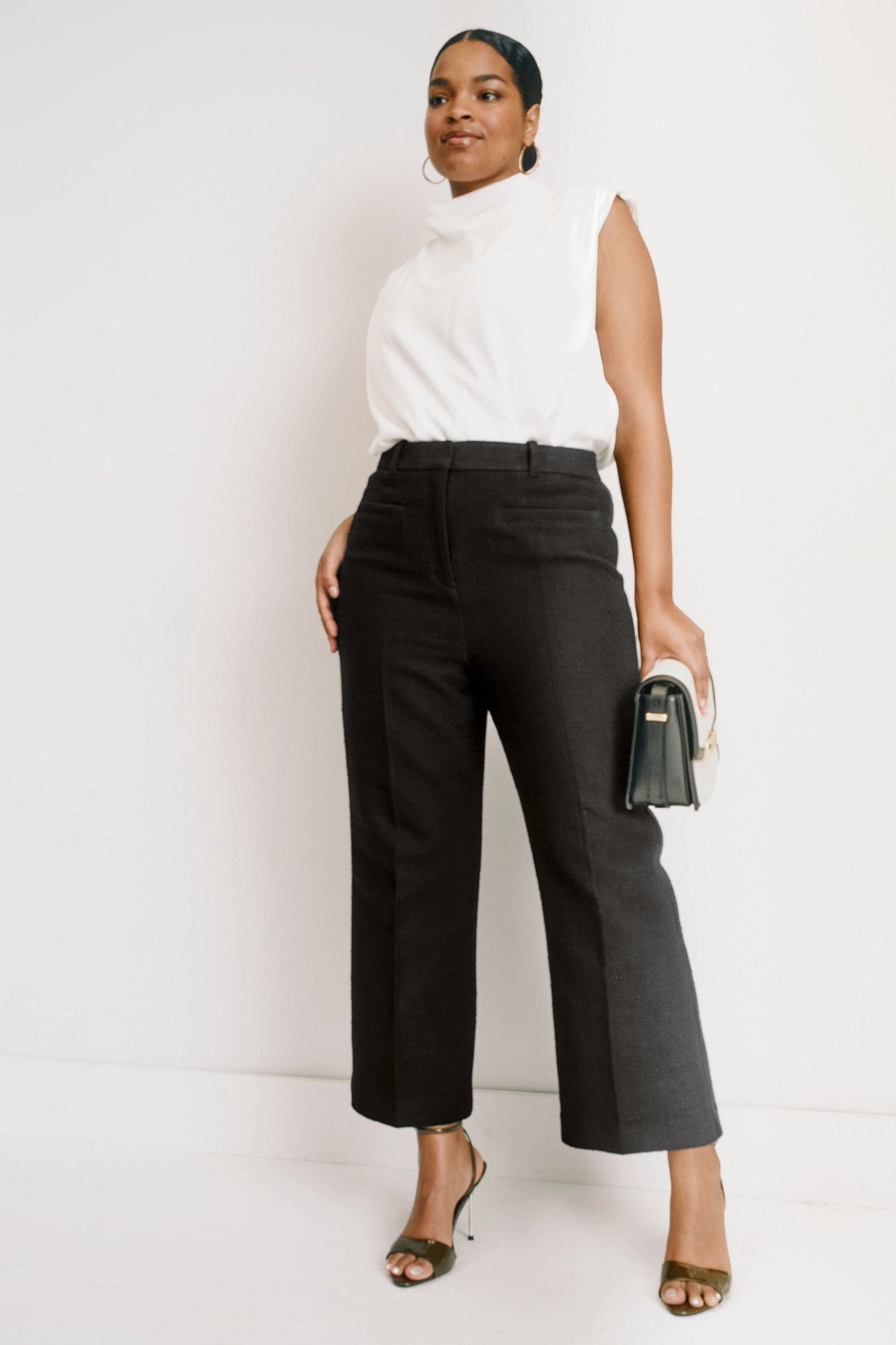 Tweed Cropped Kick Flare Trouser by 3.1 Phillip Lim 5