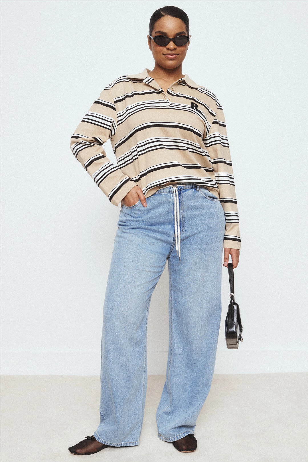 Normandie Light Wash Jeans With Tie Belt by Rails 5