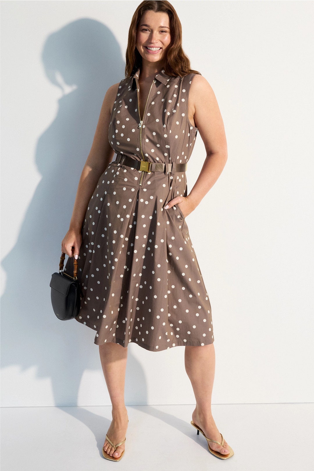 l'agence shirt dress L'AGENCE Kylo Belted Shirt Dress