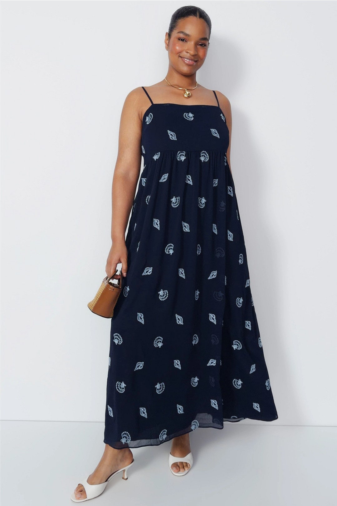 Square Neck Maxi Dress by CeCe 4