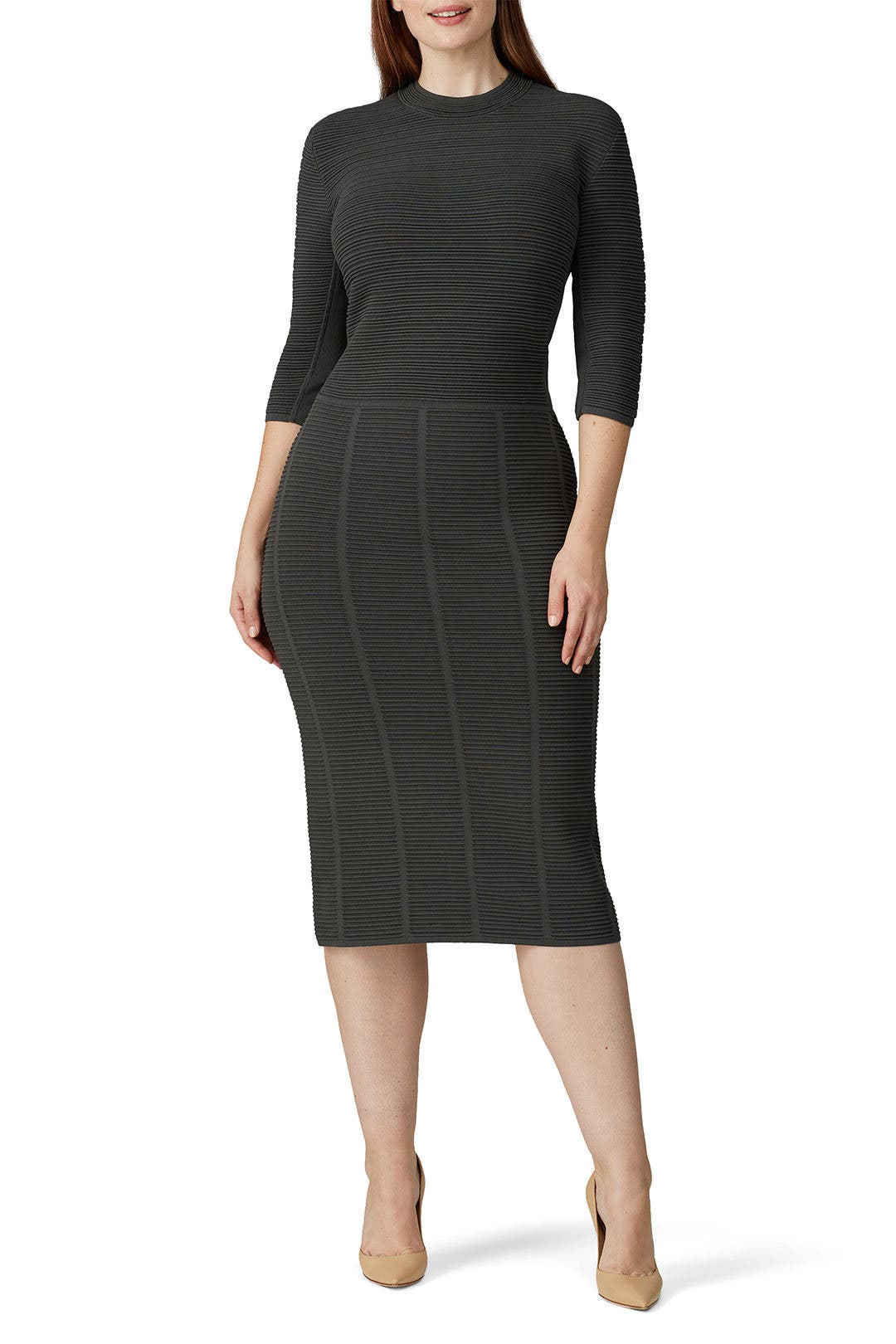 Ottoman Knit Dress by Emporio Armani | Rent the Runway