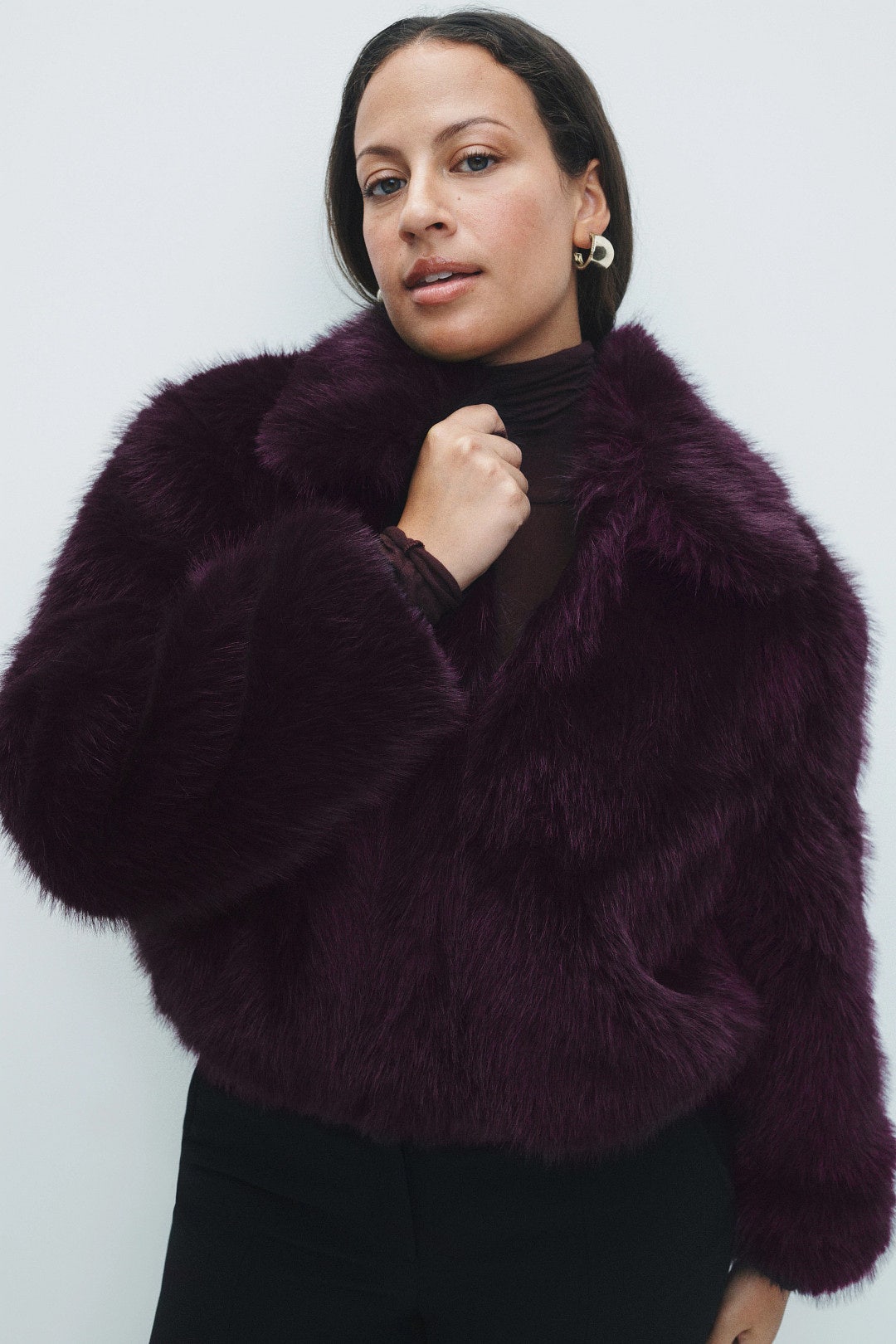 Faux Fur Jacket by kate spade new york 5