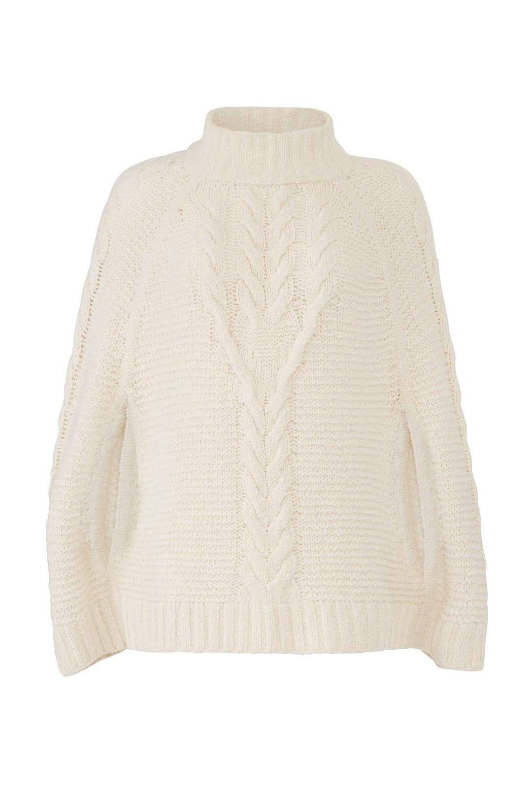 Cable Sweater Cape by Draper James 3