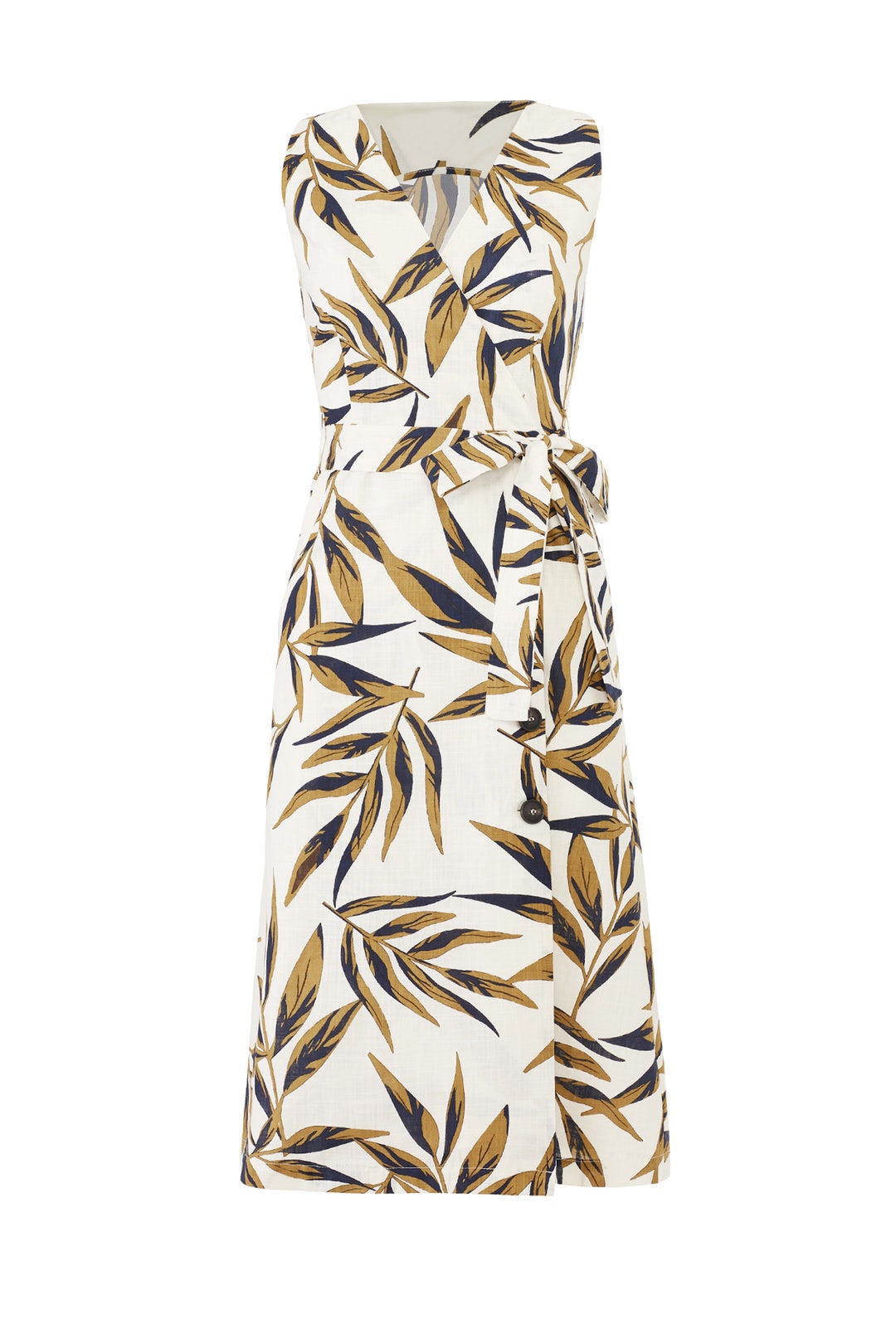 Floral Button Up Wrap Dress by J.O.A. 3