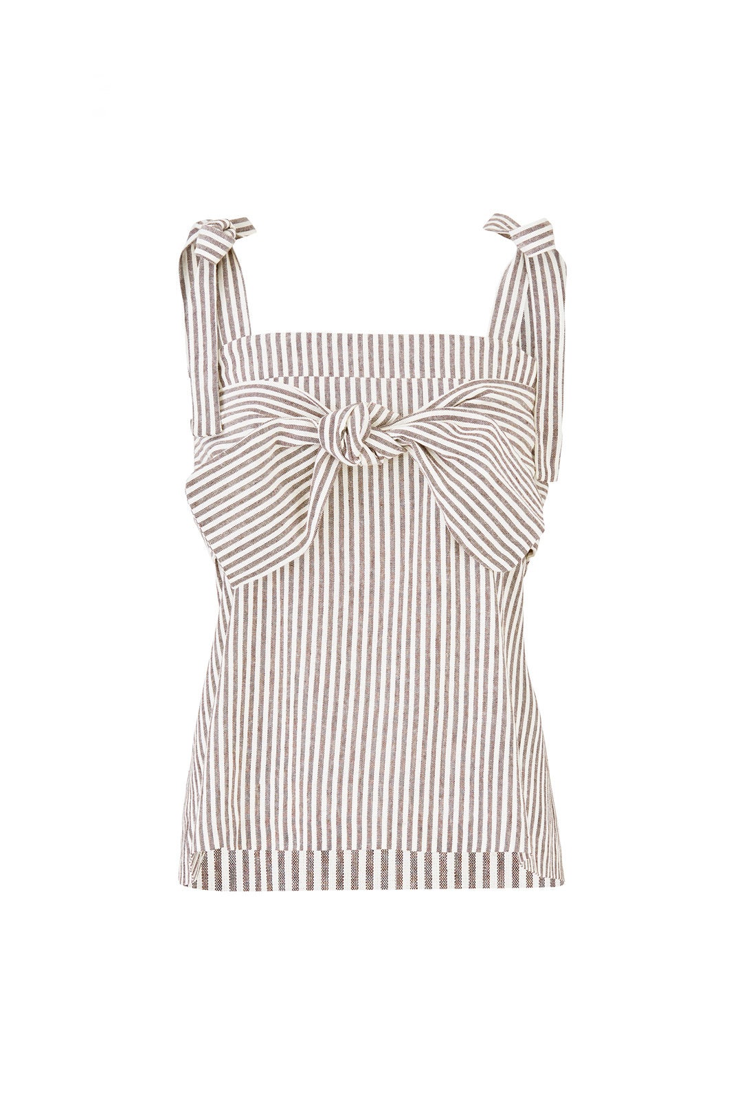 The Shoulder Front Tie Top by Moon River 3