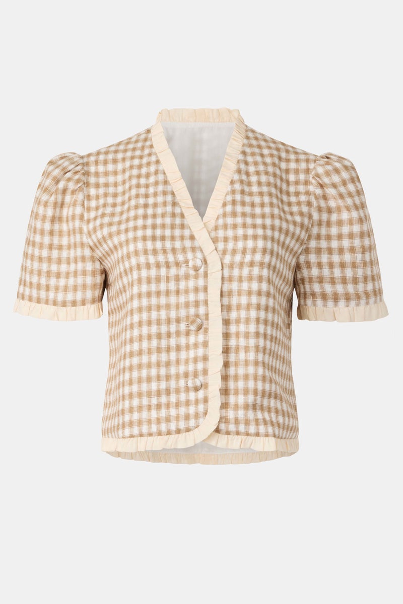 Bess Linen Top by Reformation - Photo 4