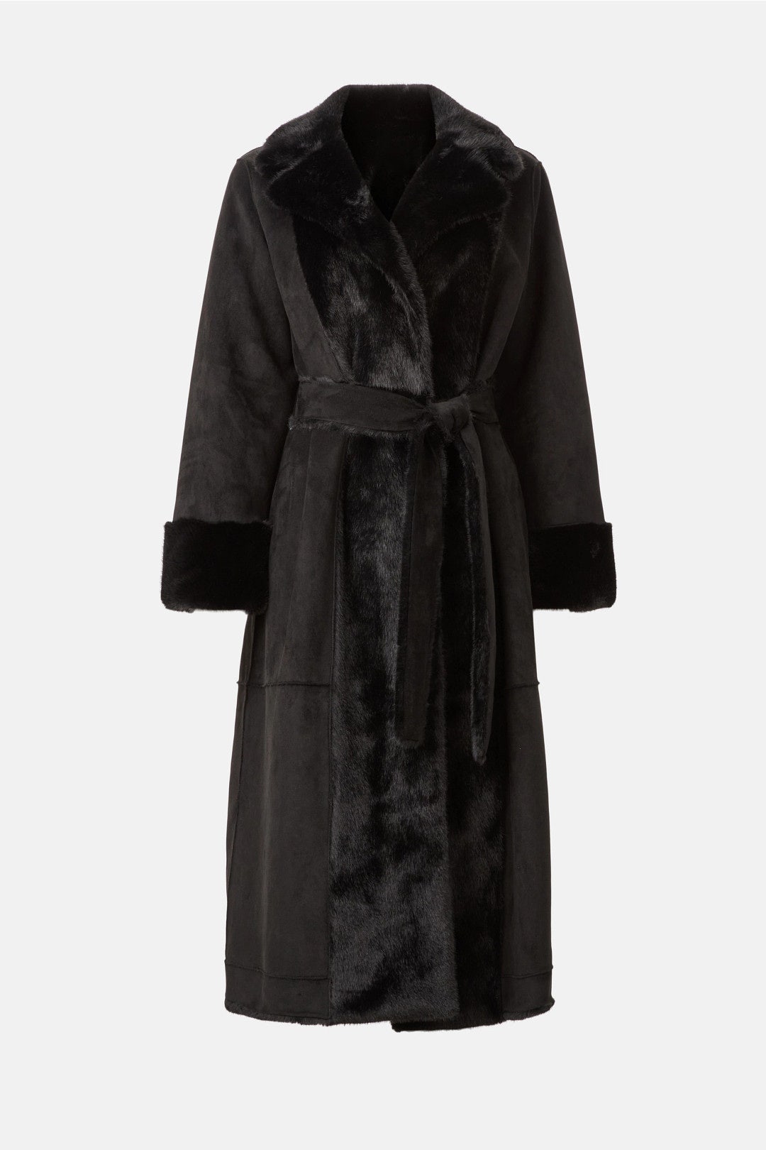 Faux Suede And Fur Coat by Rosetta Getty x RTR 4