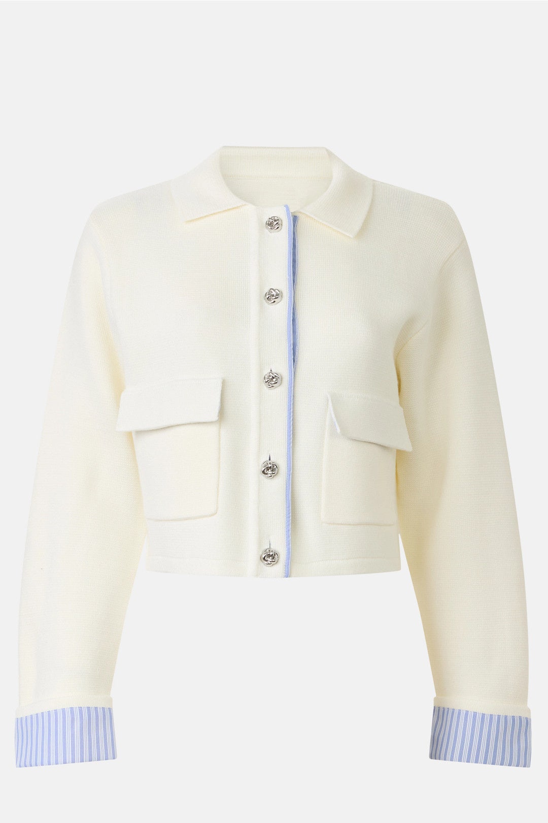 Knit Shirt Jacket by Sandro