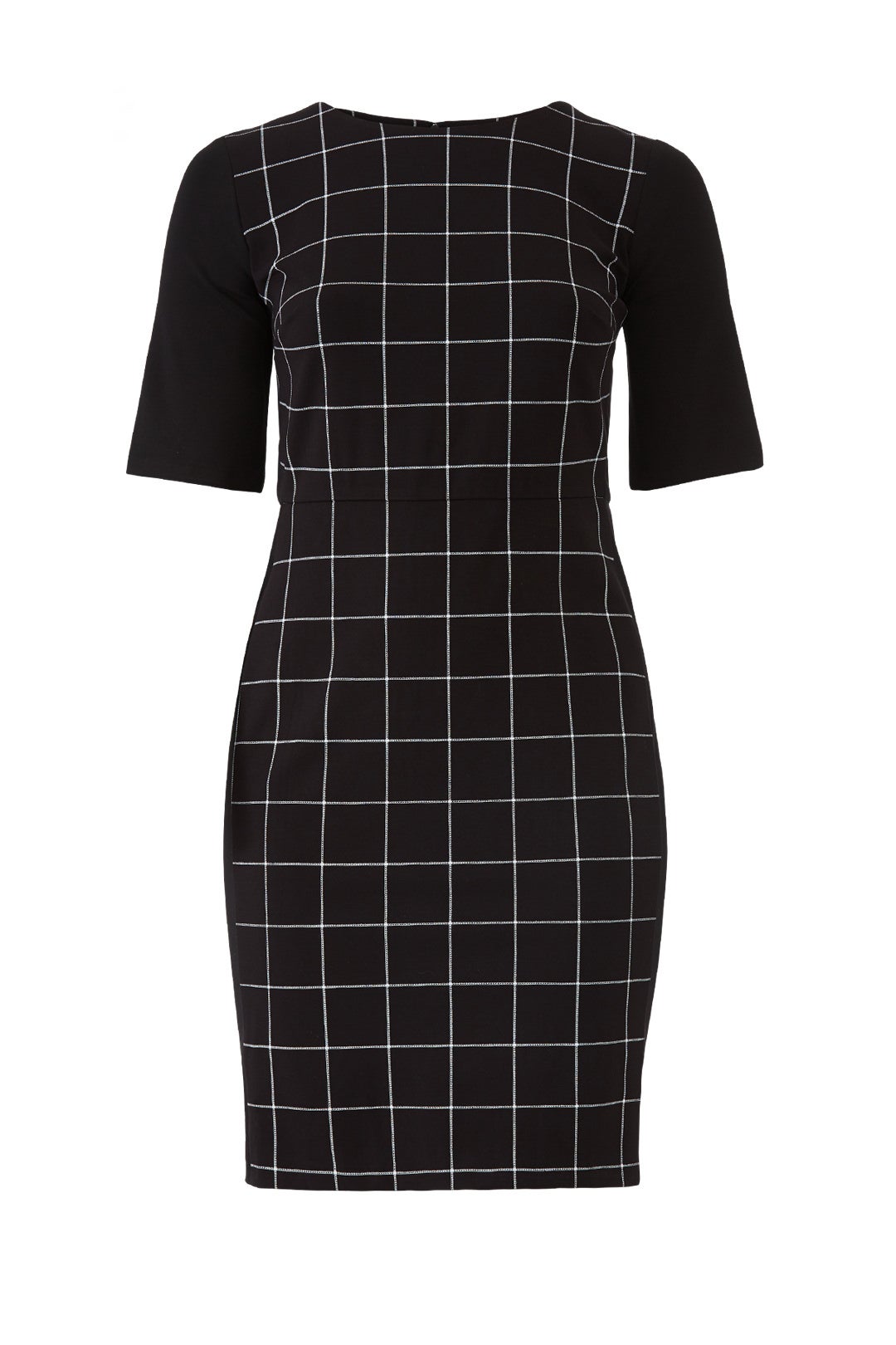 9 to 5 Windowpane Work Dress by ELOQUII