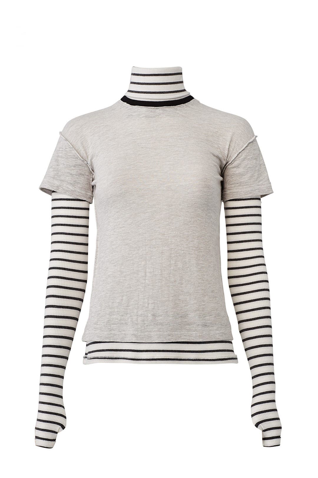 Grey Striped Two For by Free People