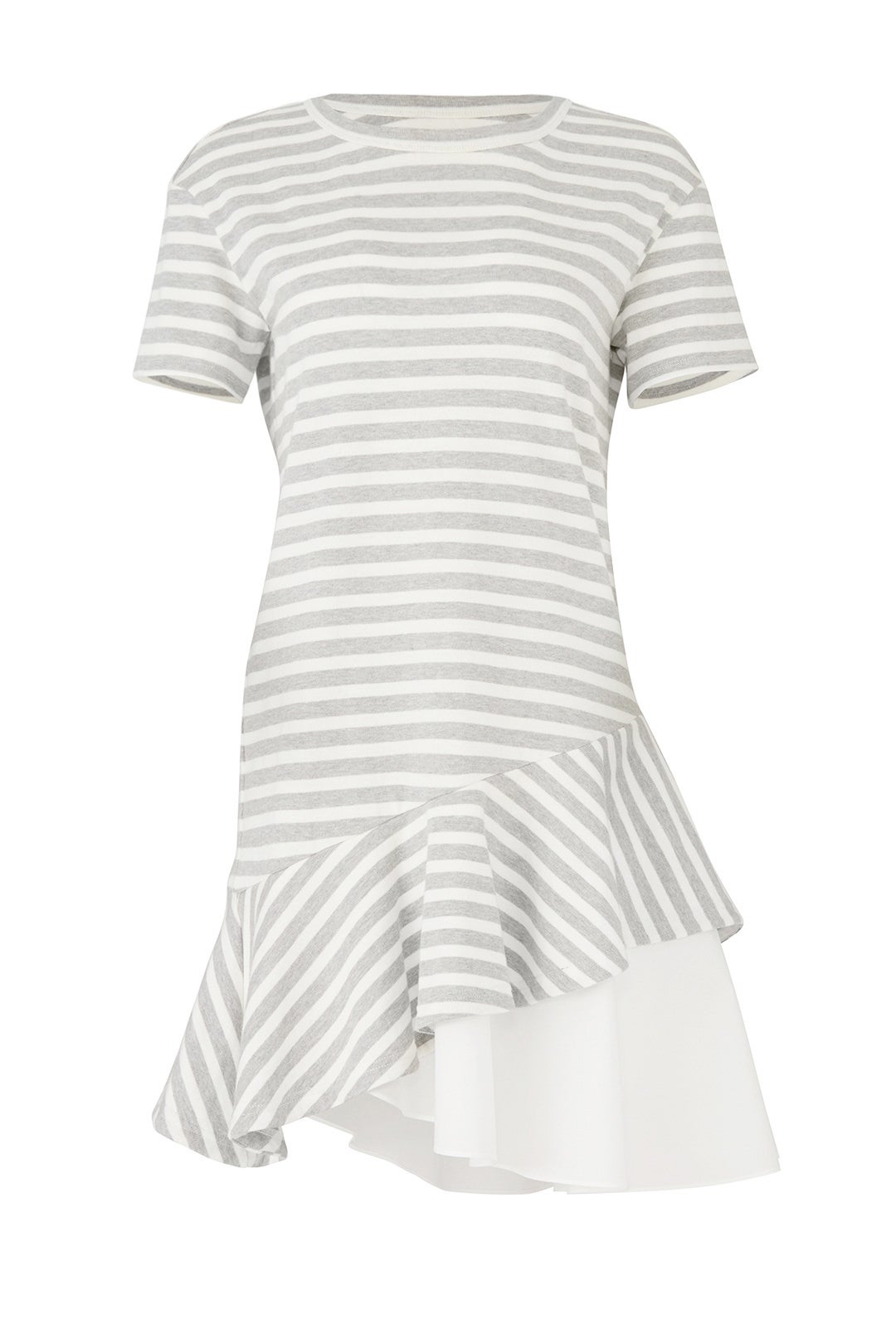 Striped Ruffle Hem Dress by KINLY