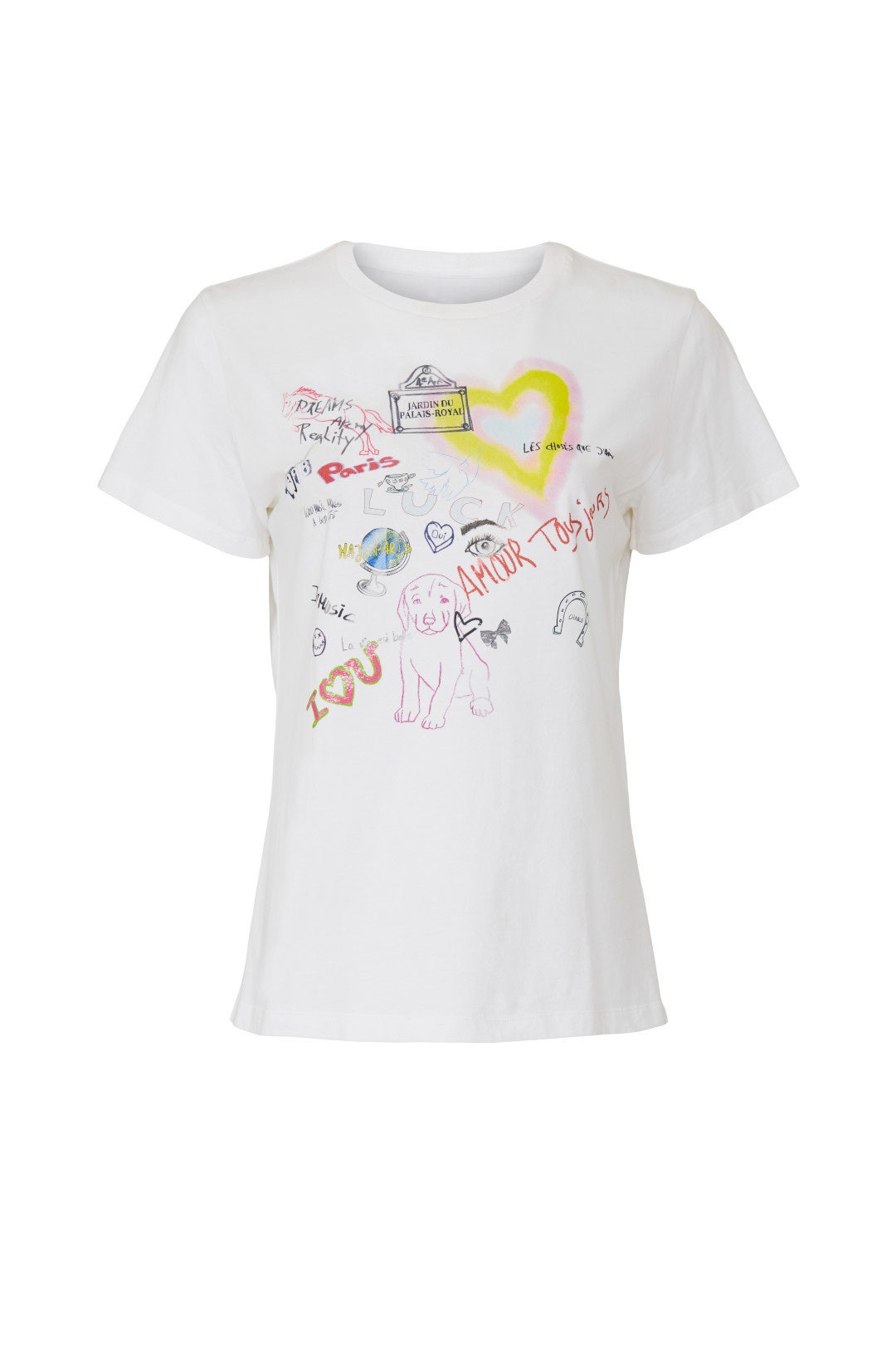 Tou Jours Graphic Tee by Maje 4