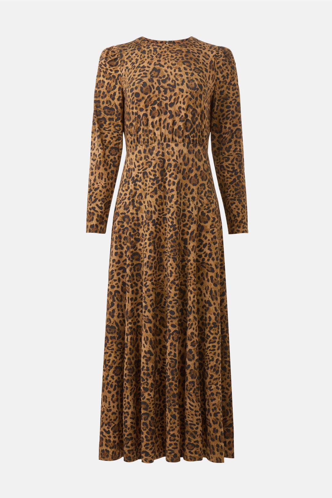Animal Print Mock Neck Midi Dress by Rixo x RTR 4