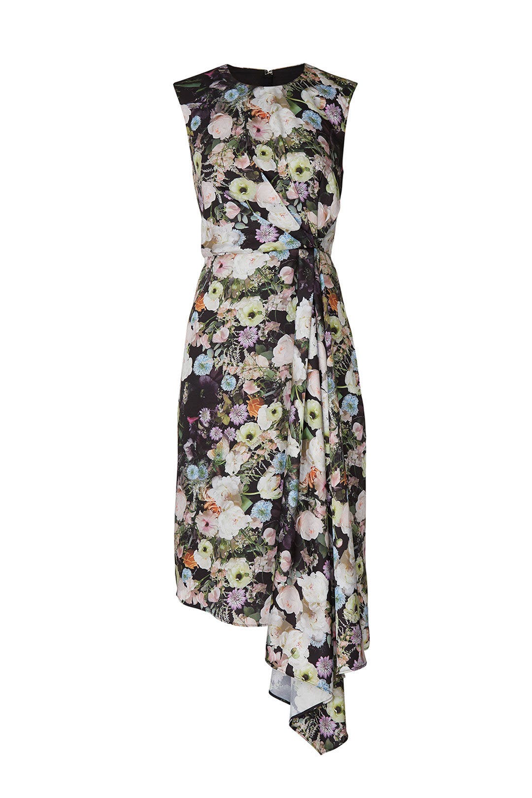 Floral Side Drape Dress by Adam Lippes x RTR 4