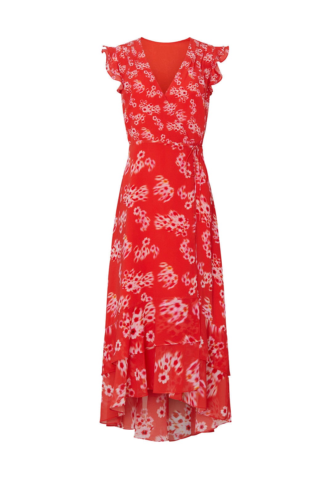 Dela Jasmine Wrap Dress by AllSaints 4