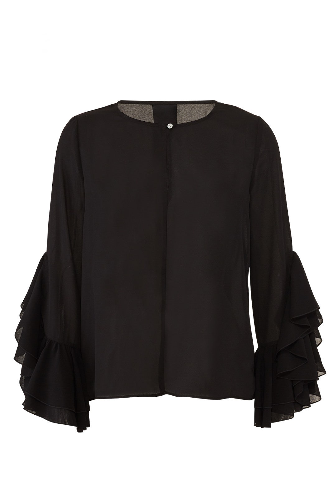 Jazz Flounce Sleeve Blouse by B Collection by Bobeau 3