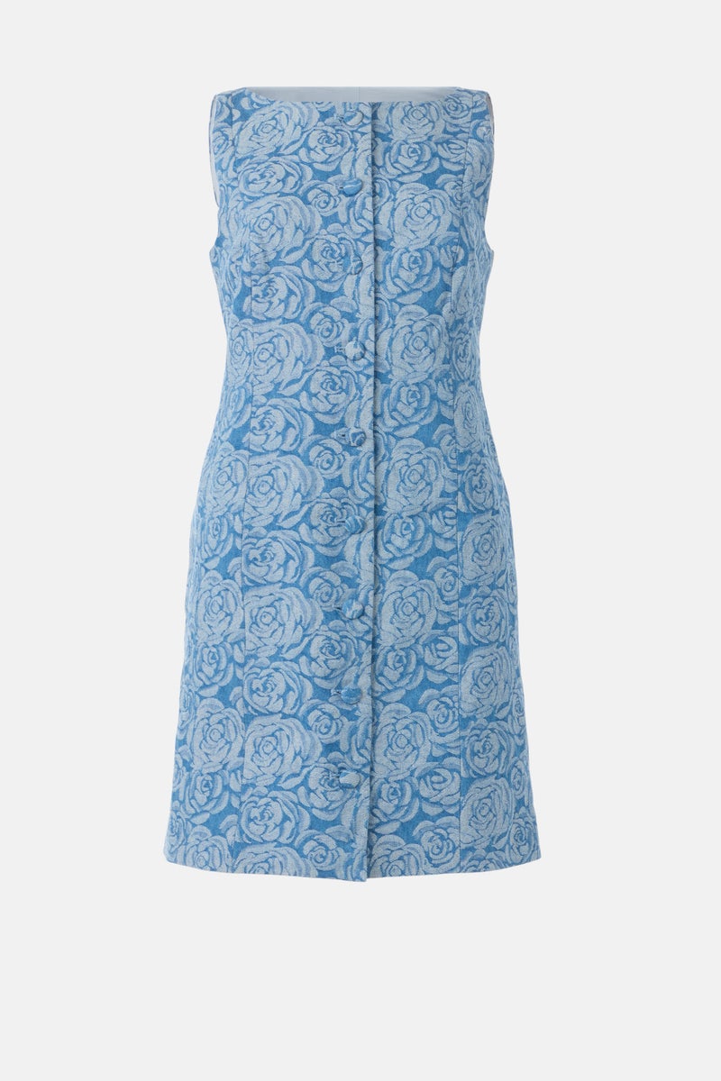 Denim Jacquard Boat Dress by CeCe - Photo 4