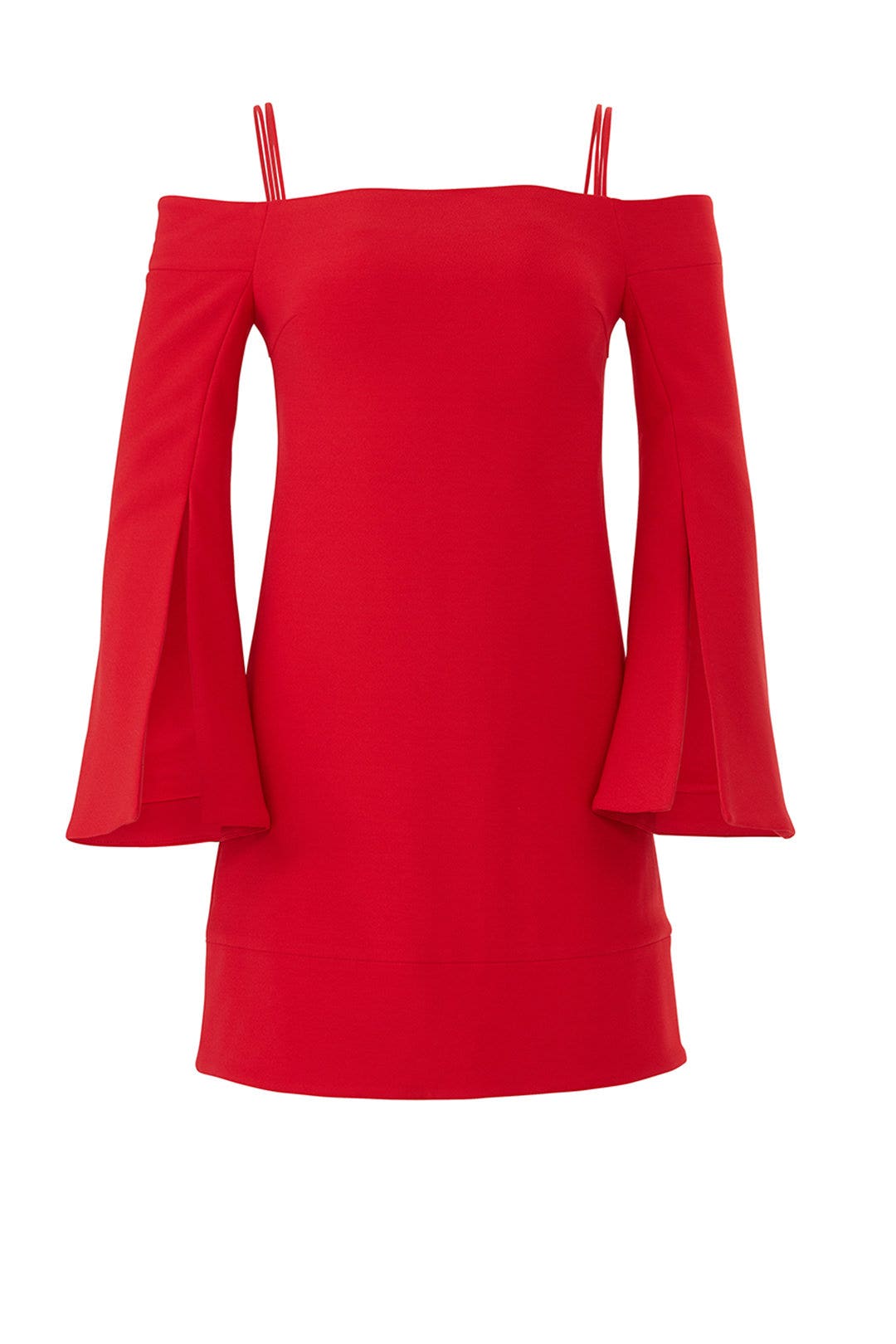 strapless open back dress Elliatt Buttercup Party Dress - Red main image 0