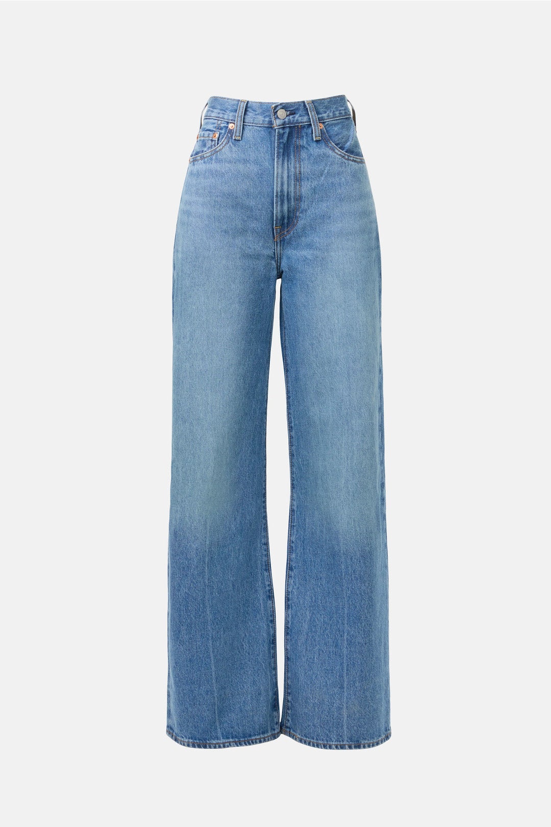 Light Wash Ribcage Wide Leg Jeans by Levi's 4