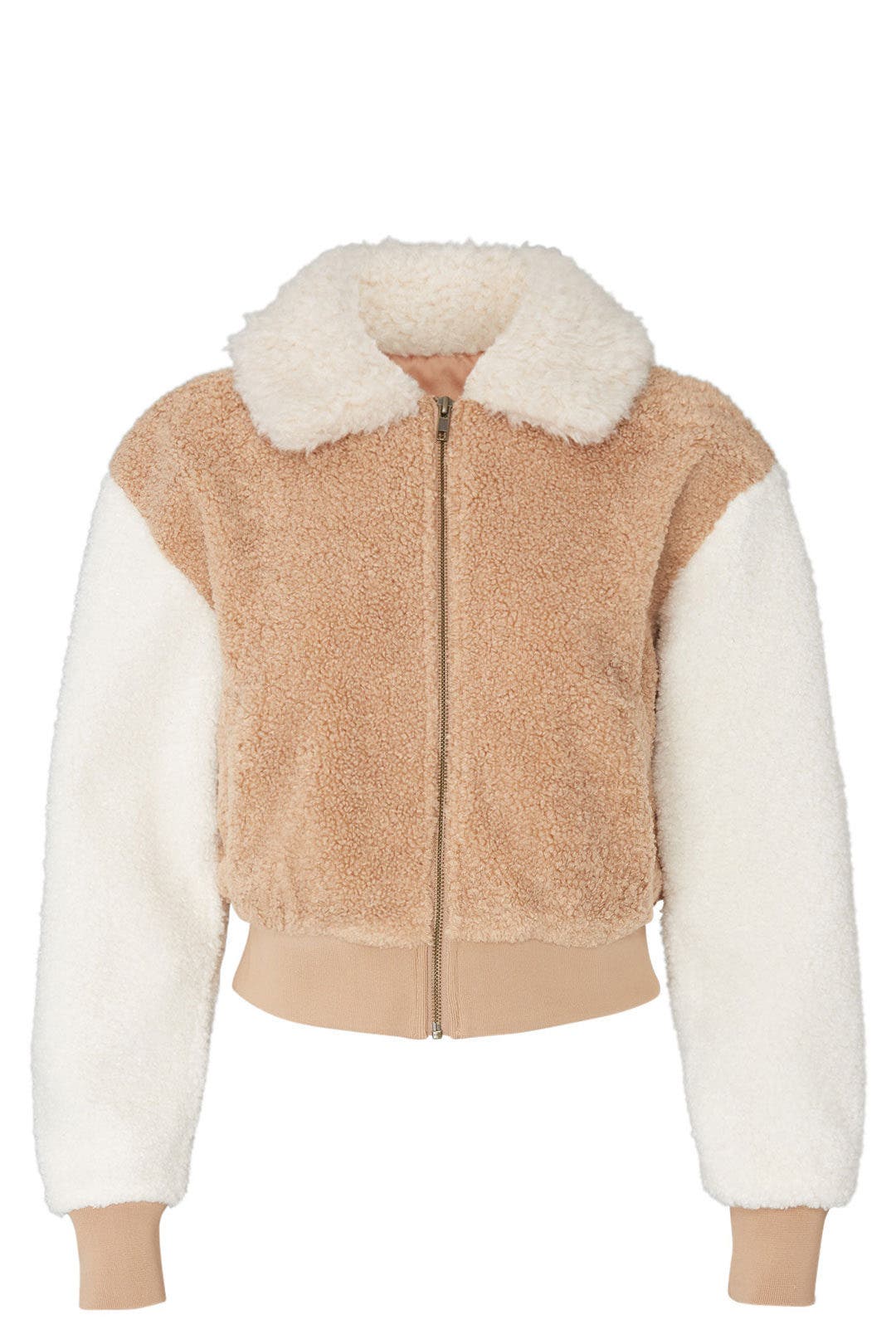 Mix Faux Fur Bomber Jacket by MINKPINK 4