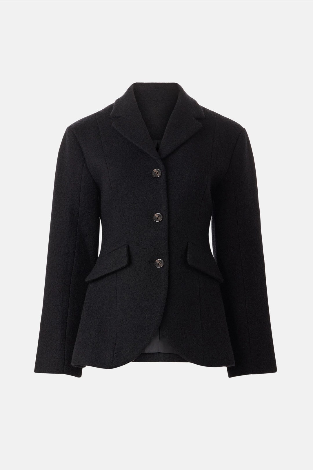 Marina Wool-Blend Sculpted Blazer