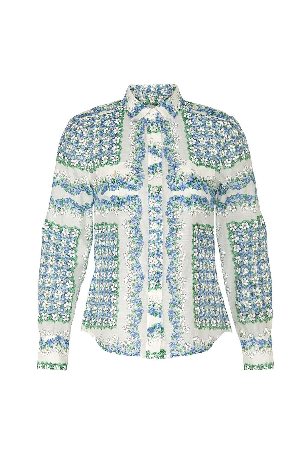 Printed Cotton Blouse by Tory Burch