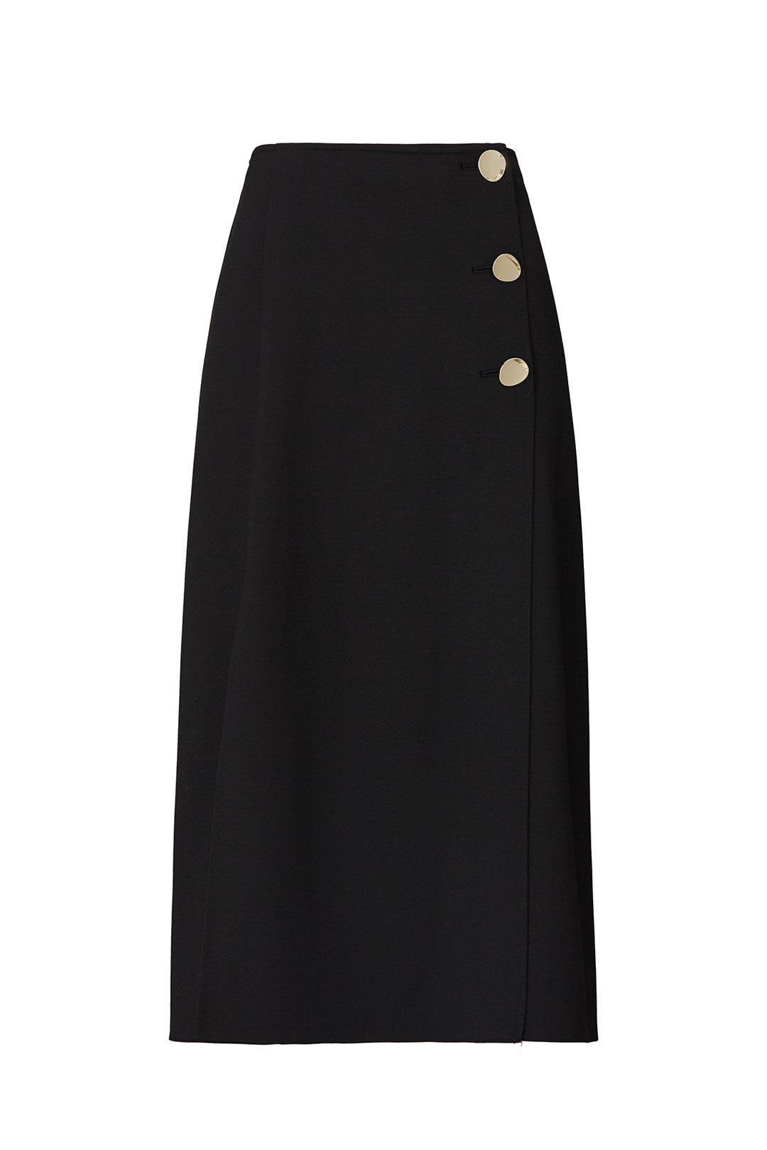 Side Slit Twill Skirt by kate spade new york 4