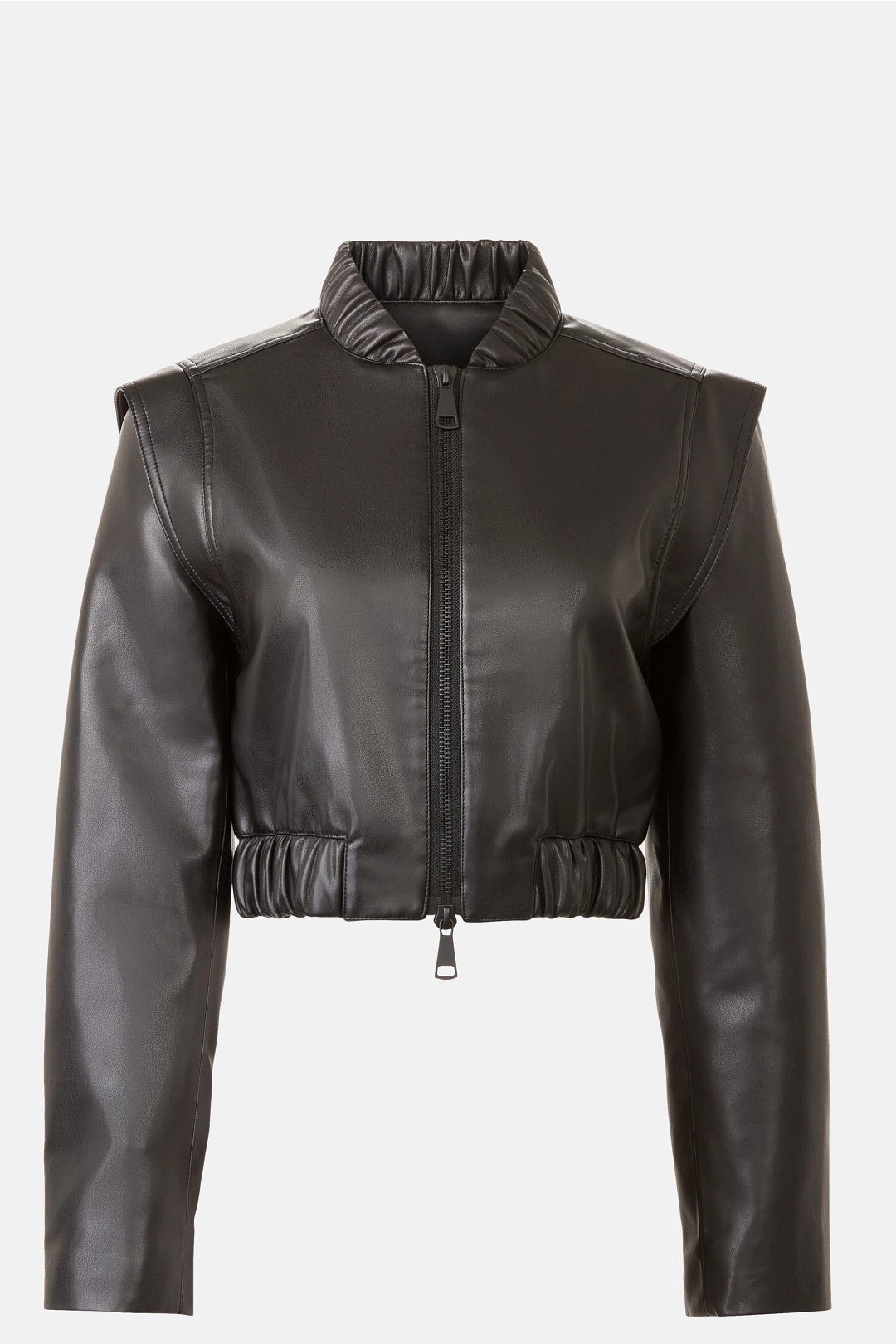 Faux Leather Bomber Jacket by SIMKHAI 4