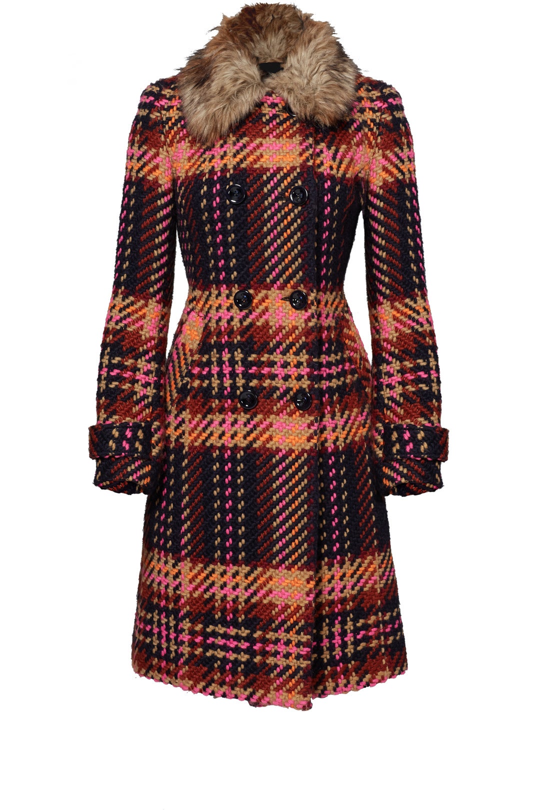 Plaid Satisfaction Coat by Trina Turk 3
